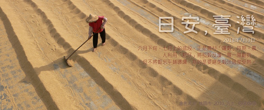 365 日安，臺灣之2018年7月9日